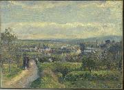 Camille Pissarro Vue de Saint-Ouen-l'Aumone USA oil painting artist